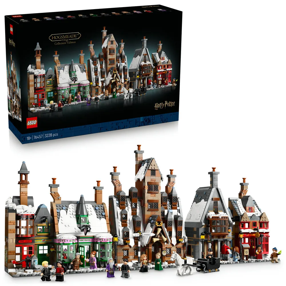 【LEGO 樂高】哈利波特系列 76457 活米村－典藏版(Harry Potter 建築玩具 積木 居家擺設)