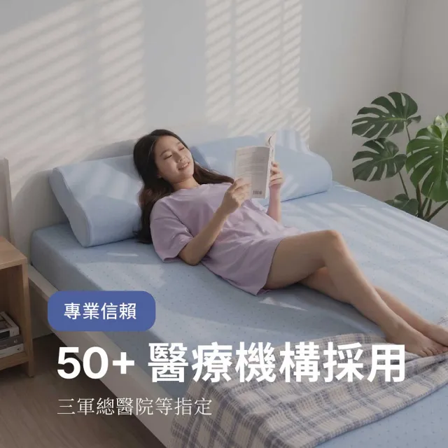 【森好眠】單人6cm吸濕排汗乳膠床墊3x6.2尺經典款(薄床墊學生宿舍可摺疊折疊Sonmil森好眠)