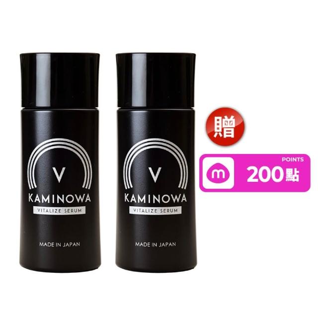 【KAMINOWA 法之羽】黑燦 養髮液80mlx2入組(竹筍皮萃取液 甘草酸二鉀 頭皮水 頭皮精華 頭皮護理)
