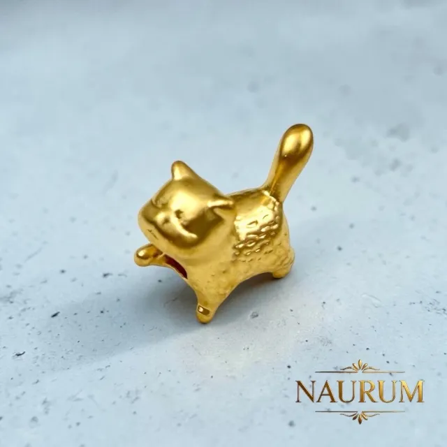 (NAURUM)黃金金豆萌萌貓0.08錢1入