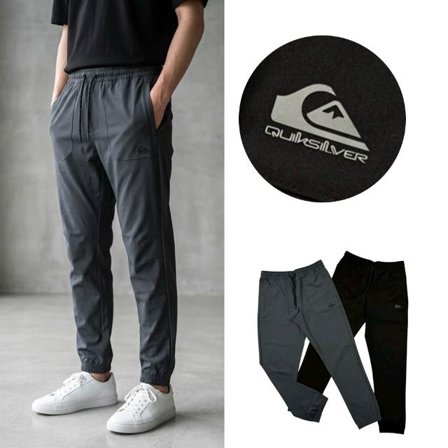 【Quiksilver】雙向彈性 Quiksilver 運動長褲 慢跑褲 機能 彈性 吸濕排汗 運動褲 快銀 長褲 縮口褲@1958