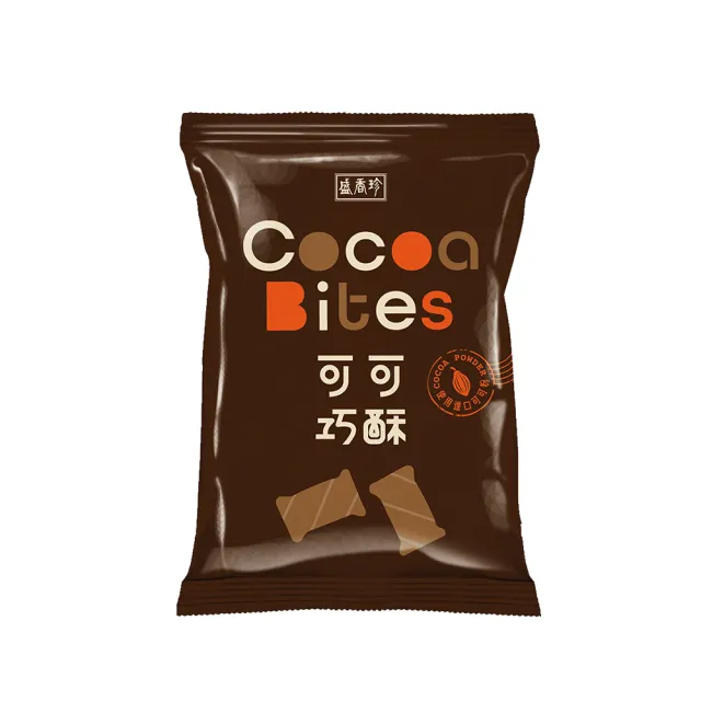 【盛香珍】可可巧酥375g/包 (起司/草莓/巧克力)-口味任選4包 