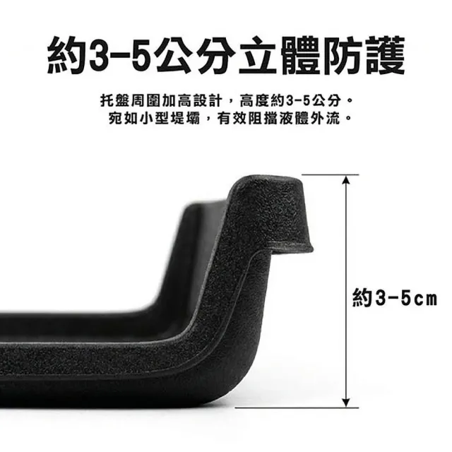 e系列汽車用品 納智捷 2019年12月URX 7人小片式 行李廂墊 尾廂墊 汽車防水托盤 後廂墊