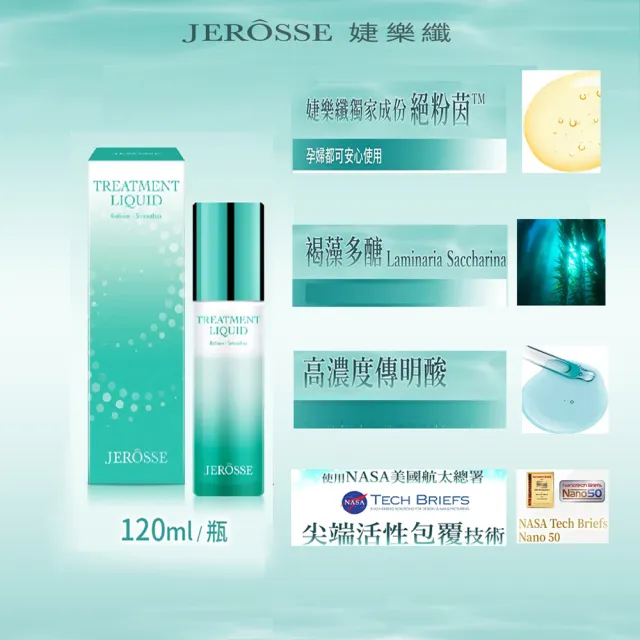 【JEROSSE 婕樂纖】雪聚露雙效導入精華X三入+玻尿酸x1(雙層因子 小分子保濕)