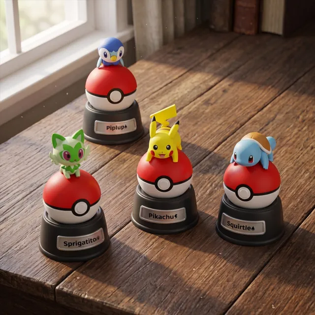 【POKEMON 精靈寶可夢】寶可夢光動系列一代-4款可選 可左右搖擺