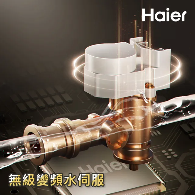 【Haier 海爾】16L燃氣熱水器GT5 贈奈米起泡UFB 數位恆溫2.0 增壓/水伺服/五段火排(JSQ34-16GT5 基本安裝)