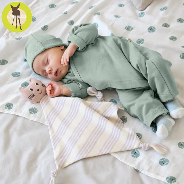 【Lassig】超柔手感竹纖維嬰兒包巾毯3入