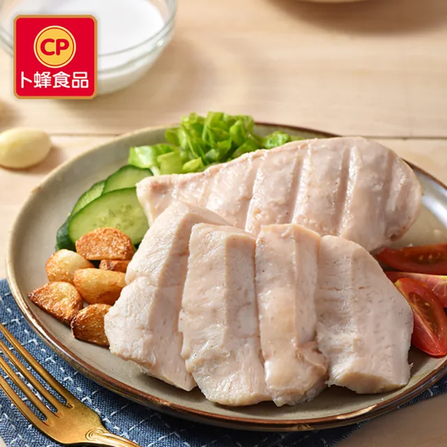【卜蜂】急凍生鮮 去皮清雞胸肉 真空6連包x2組_momo美味標章認證(2.7kg/組_團購美食.居家料理)