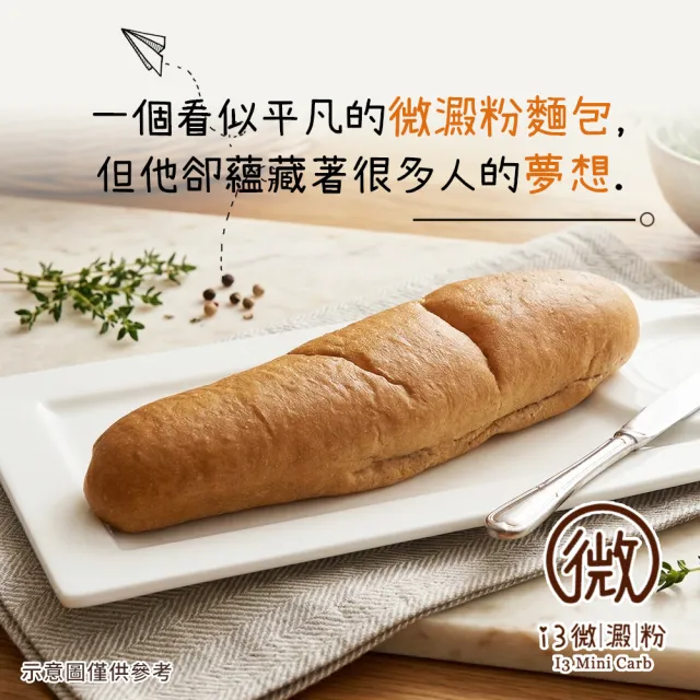 【i3微澱粉】低糖好纖手工乳酪軟法麵包160gx2條(271控糖配方 麵包 營養師)