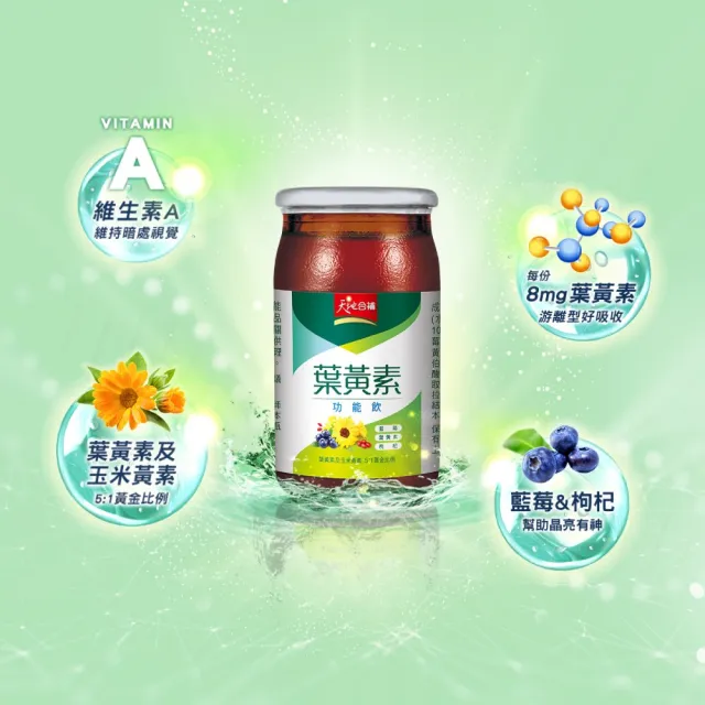 【天地合補】葉黃素功能飲禮盒60ml×18入×2盒(共36入 送禮推薦)