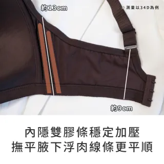 【玉如阿姨】峰鎖盛世內衣※0800燕麥杏(D.E.F.G罩 集中 深溝 無痕 無鋼圈 大罩杯 台灣製)