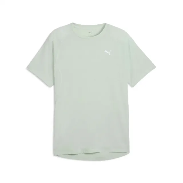 【PUMA】上衣 Velocity Tri-blend 綠 吸濕排汗 跑步 運動 短袖 526603-29