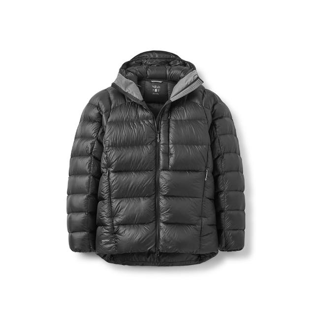 【RAB】Mythic Ultra Jacket 神話保暖羽絨連帽外套 男款 黑色 #QDB44