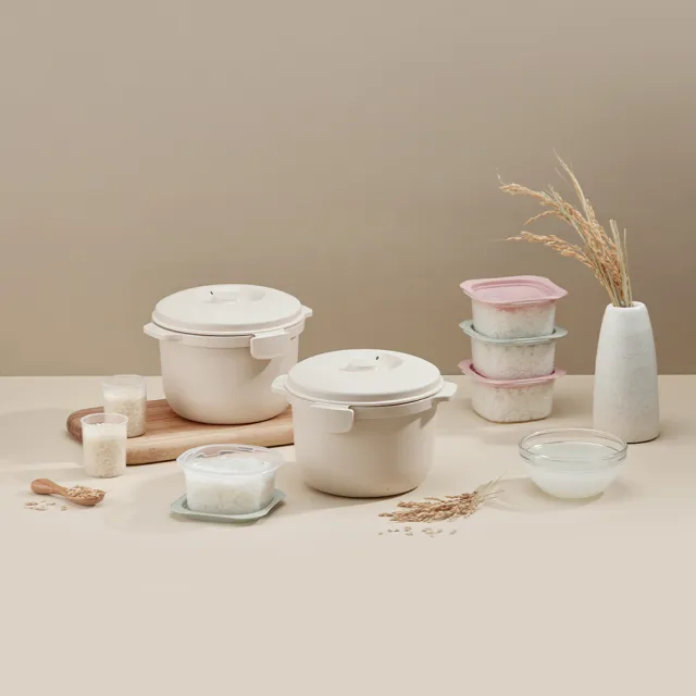 【Roichen】iCUT減醣鍋 12分鐘煮好白飯 比電鍋、電子鍋更方便省時 微波爐專用