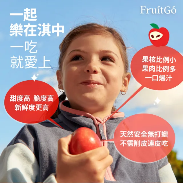 【FruitGo 馥果】冷藏出貨-拜拜蘋安組 紐西蘭 樂淇蘋果小家庭號3桶/箱(每桶586g約7-9粒)(中元 普渡)