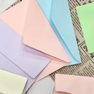 【SEASON 四季紙品禮品】標準橫1號素色信封組(多彩 大份量 RA7503)