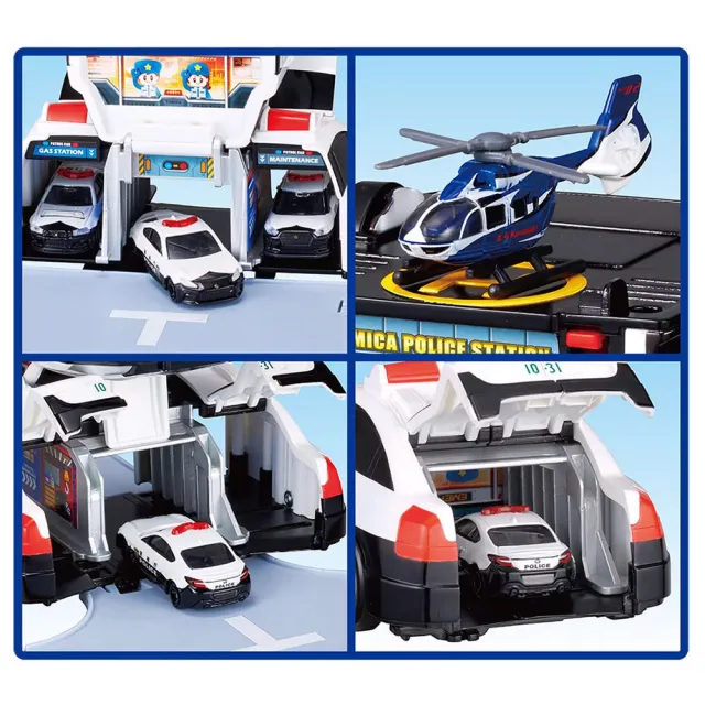 【TOMICA】變形警察車(附小車)