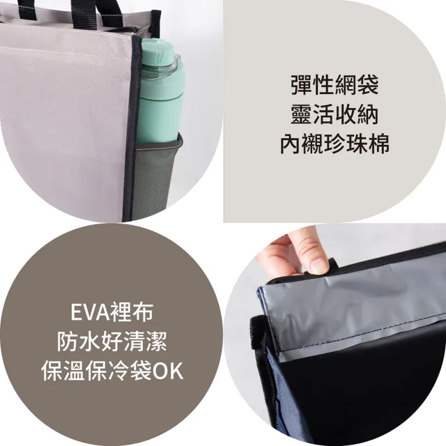 【UdiLife】黑潮 好學生保溫提袋 (防水耐髒  便當袋 保冷袋 午餐袋 手提袋 )