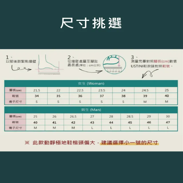 【Ustini】我挺你健康鞋  動靜極地鞋  排靜電X太極底-男女款 運動鞋 寬楦適