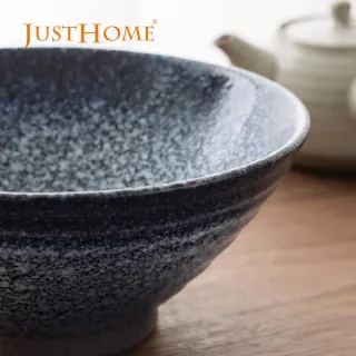 【Just Home】日式漸層陶瓷8吋麵碗850ml-三件組(可微波 湯碗 碗 麵碗 拉麵碗 碗公 泡麵碗)