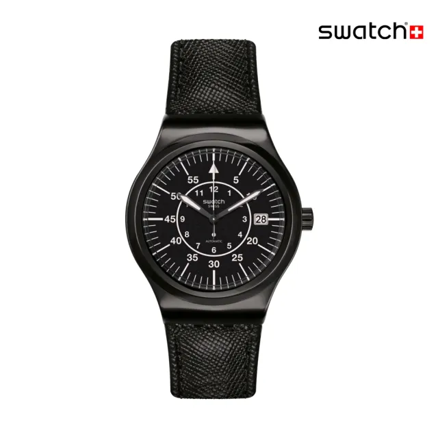 【SWATCH】SISTEM SLATE 金屬機械手錶/男錶/女錶/瑞士製造 YIB400(42mm)