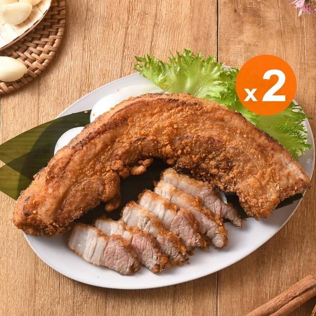 【卜蜂】傳統飄香 台式古早味香酥炸燒肉 超值2包組(320g/包_家常菜.宴客佐菜.露營.節慶必備)