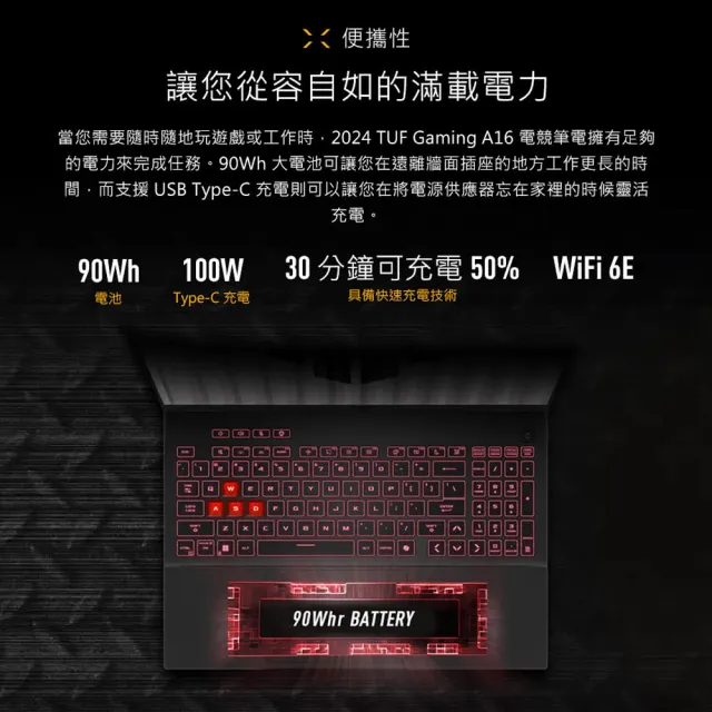【ASUS 華碩】16G組★16吋GeForce RTX 5060 R9電競筆電(FA608PMR-0041A8940HX/R9-8940HX/16G/512G/W11)