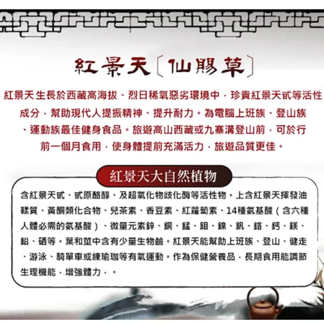 【草本之家】西藏大花紅景天膠囊1入組(120粒/入)