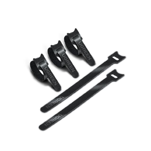 【綠聯】理線帶 12*180mm 猫耳版 20入(魔鬼氈束線帶/綁線帶/多功能魔鬼氈)