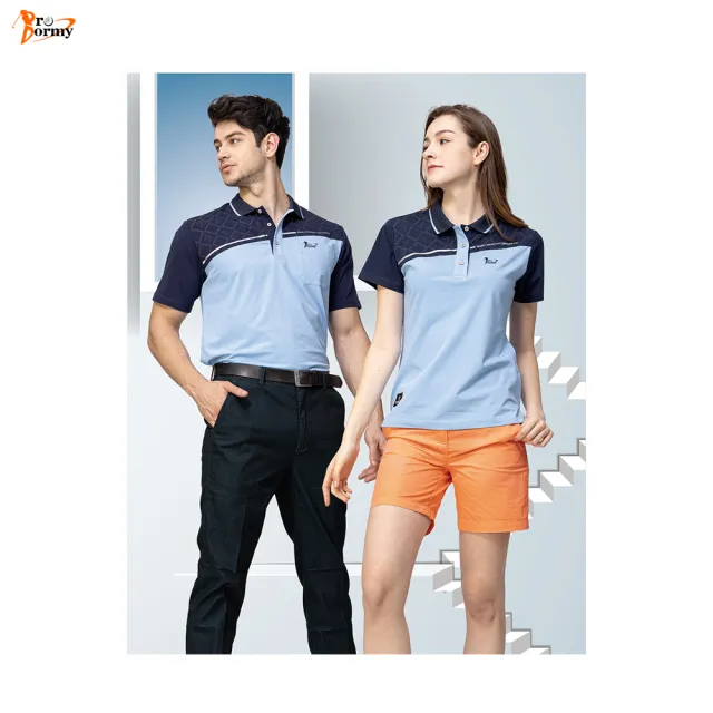 【Pro Dormy】普多力 男款 中性版 女款 短袖上衣 休閒POLO衫 高爾夫球衫(男女同款)