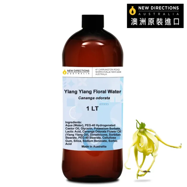 【NEW DIRECTIONS】依蘭-伊蘭-花水純露1000ml(澳洲原裝進口-新方向)（其他規格）