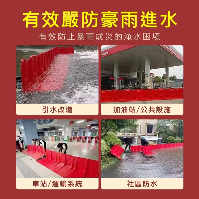 防水擋水板 5片水擋板 集水器 擋洪板 颱風 防洪板 門口擋水板 208-WPW706852(緊急沙包 防颱風淹水)
