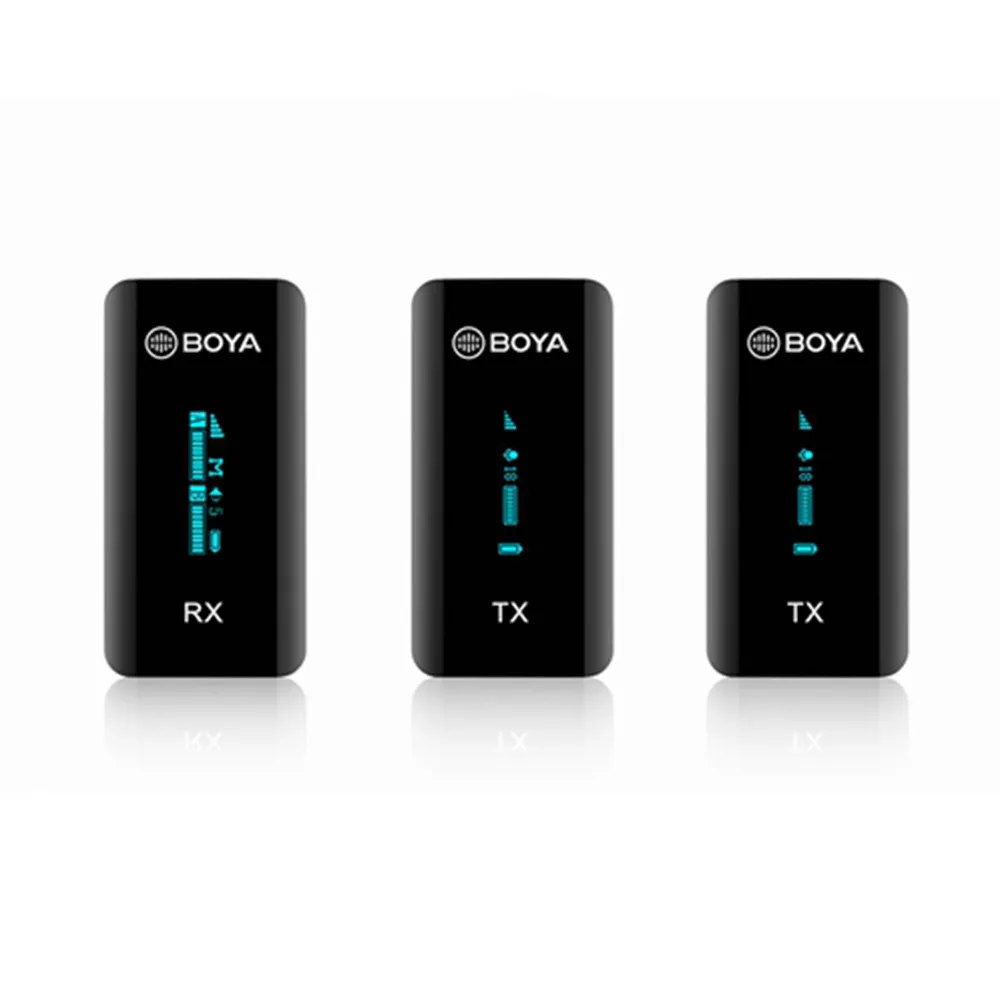 【BOYA 博雅】BY-XM6-S2 一對二 無線麥克風組 2.4G(公司貨)