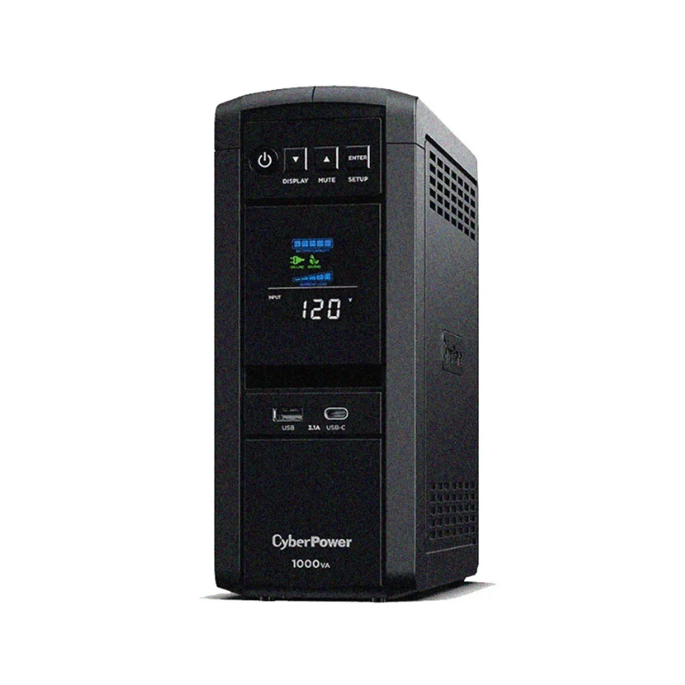 【CyberPower】在線互動式PFC正弦波不斷電系統(CP1000PFCLCDa)