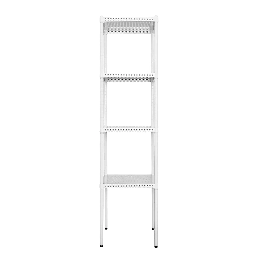 【dayneeds 日需百備】極致美學 45x45x180公分烤漆四層架(沖孔鐵架/收納層架/展示架/層架/鐵架)