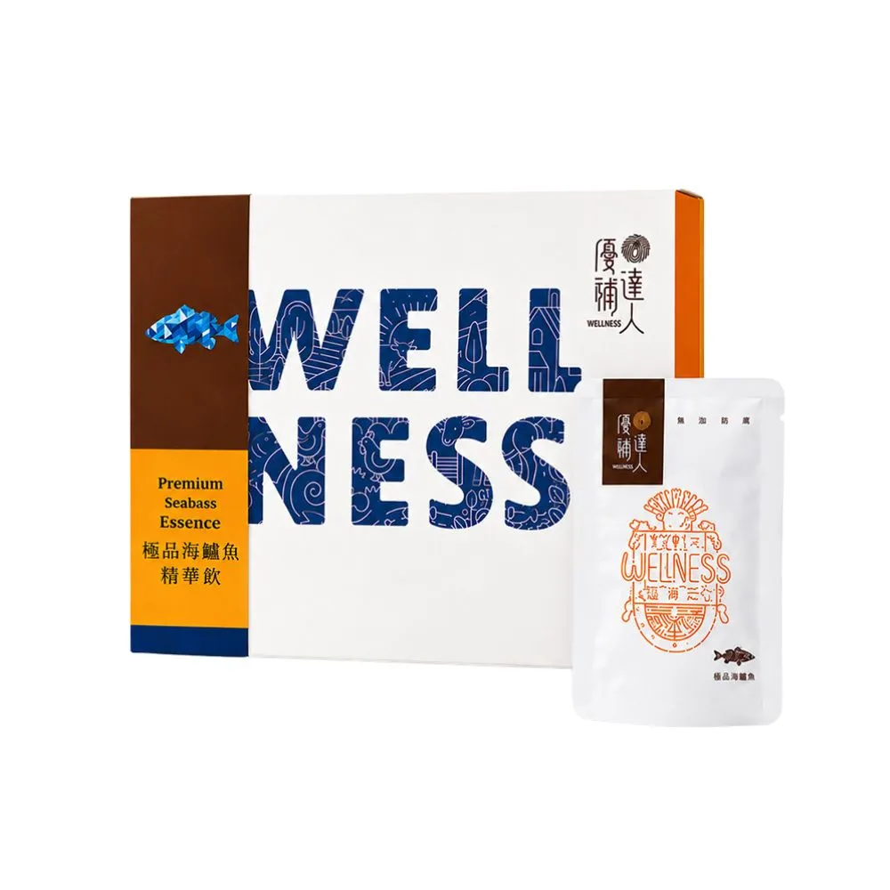 【優補達人】常溫極品天和海鱸魚精華60mlx6包加送1包/盒x5盒(使用澎湖箱網極品海鱸魚)