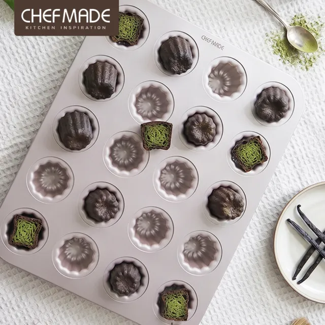 |美國Chefmade|法式可麗露 迷你款 20連 不沾烤模(CM101)