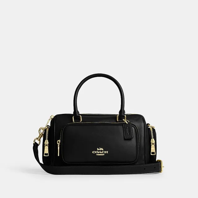 【COACH】蔻馳官方直營 ROWAN SATCHEL 口袋細節手袋 斜背包 手提包-多色任選(CES79/CES83)