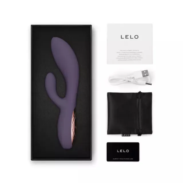 【LELO】INA Thrust (App) 伸縮兔耳棒-暮光紫