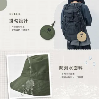 【愛Phone】漁夫帽 防曬帽 露營帽 登山帽 戶外帽 釣魚帽 帽子 防水漁夫帽 素面漁夫帽 運動帽 素色帽 水桶帽