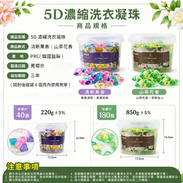 【夢巴黎】5D濃縮洗衣凝珠 (超大容量180顆/盒) (2入組) 加量不加價 洗衣膠囊 洗衣球 香氛除臭 持久留香