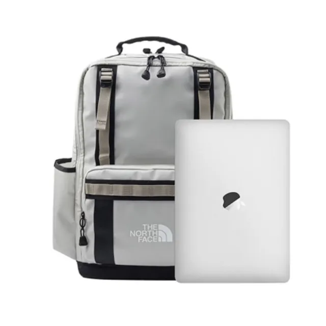 【The North Face】北臉 後背包 運動包 書包 旅行包 大容量 BASE CAMP DAYPACK 淺灰 NF0A8BK4XA7