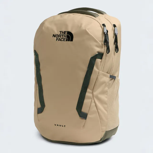 【The North Face】北臉 後背包 運動包 書包 旅行包 大容量 雙層 VAUL 卡其 NF0A3VY2XBJ