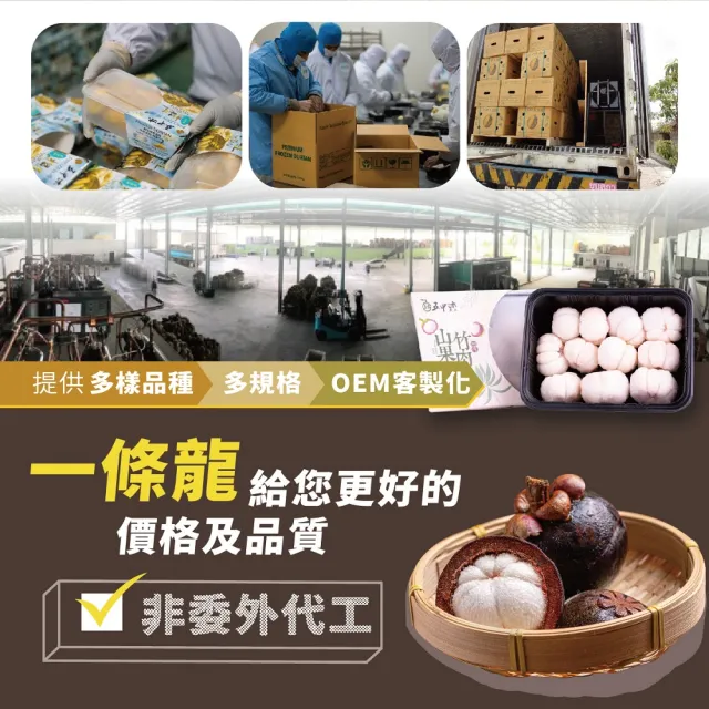 【五甲木】泰國冷凍帶殼山竹x8包(500克/包_約4-6顆)