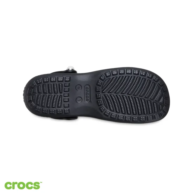 【Crocs】女鞋 經典珍珠芭蕾鞋 洞洞鞋 黑色(213990-001)