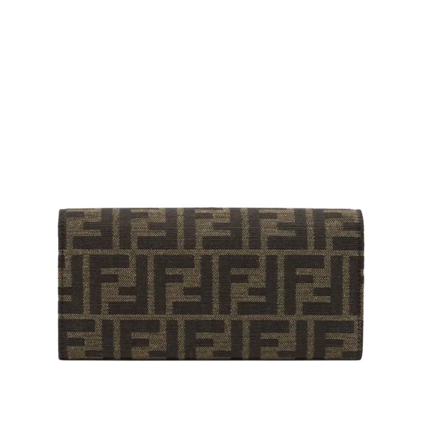 【FENDI 芬迪】Baguette 棕色 鍊條 肩背包