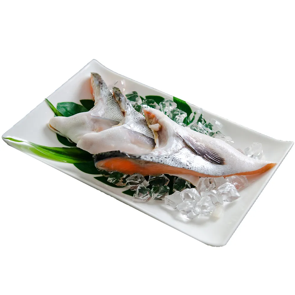【鮮綠生活】薄鹽鮭魚下巴(500g/包 共4包)
