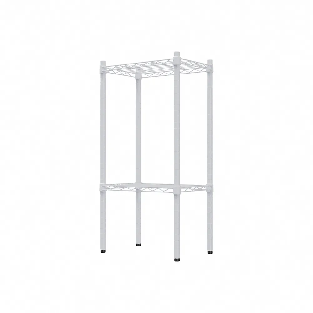 【dayneeds 日需百備】輕型 45x30x90公分 烤漆二層架 兩色可選(鐵力士架/收納層架/鞋架/展示架)