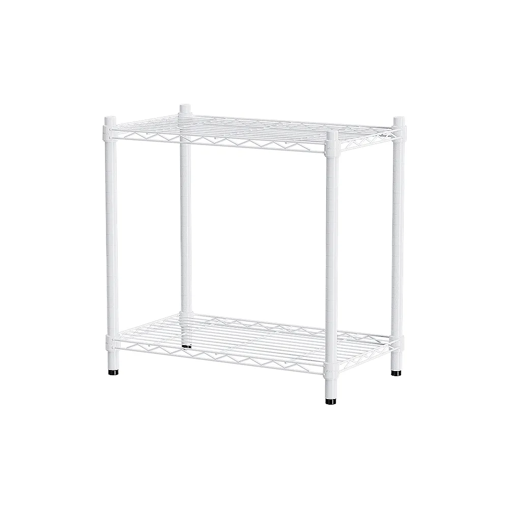 【dayneeds 日需百備】輕型 60x45x60公分烤漆二層架(鐵力士架/收納層架/鞋架/展示架/層架/鐵架)