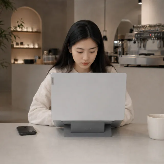 【MOFT】Airflow散熱隱形筆電支架 台灣總代理(新增MOVAS材質 適用11.5-16吋筆電)